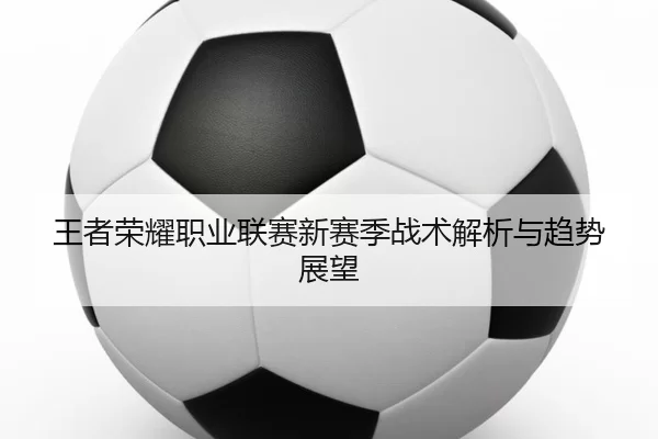王者荣耀职业联赛新赛季战术解析与趋势展望